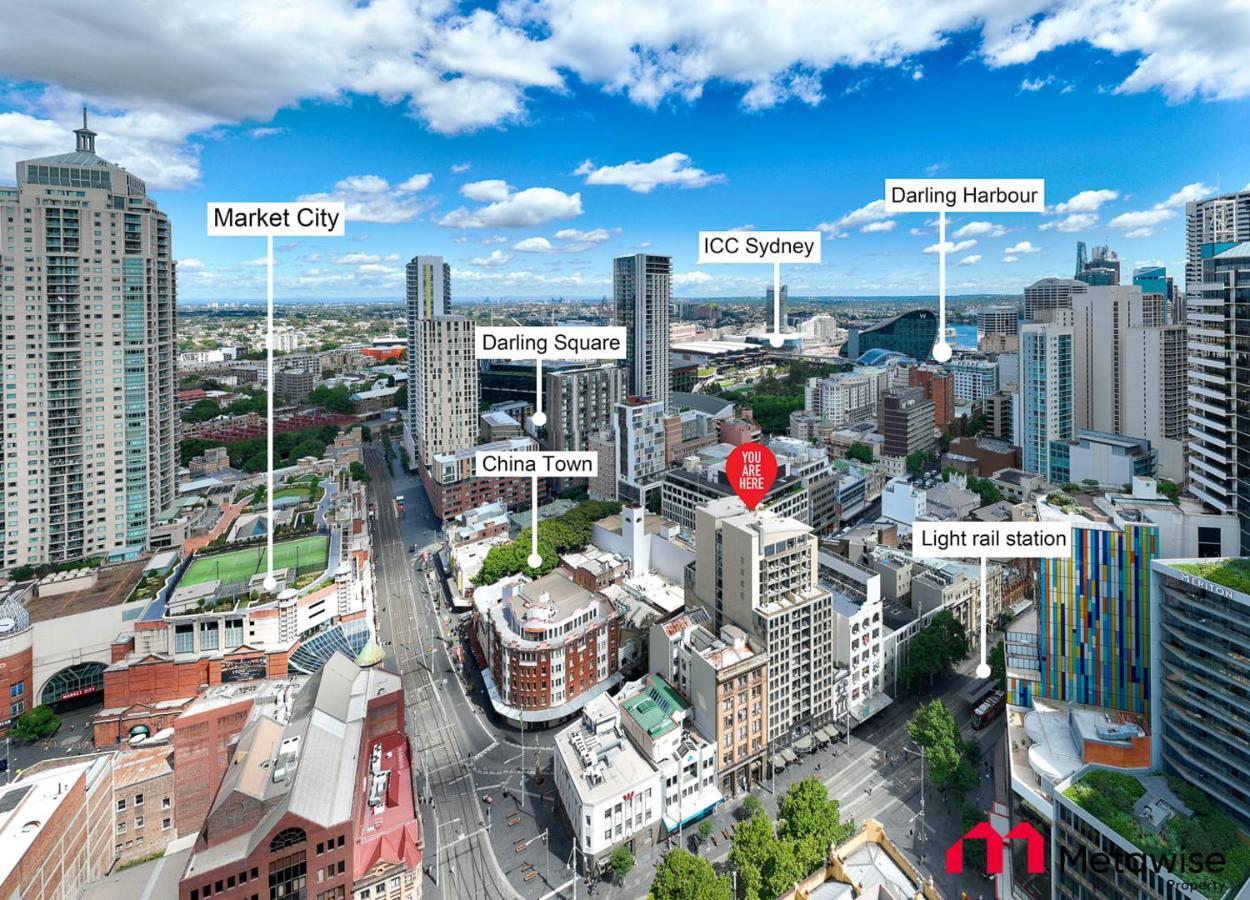 Metawise Sydney Cbd Haymarket Luxe 2Bed Penthouse Aqua Екстериор снимка